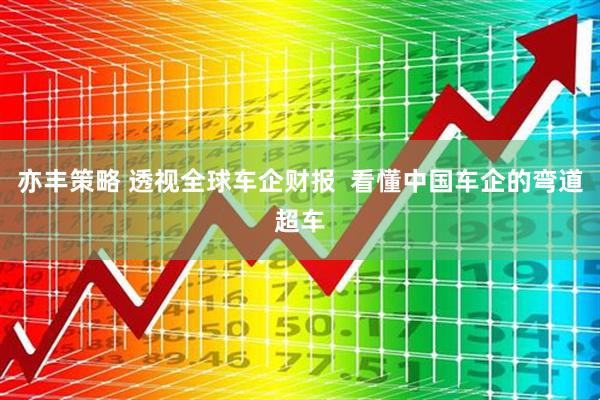亦丰策略 透视全球车企财报  看懂中国车企的弯道超车