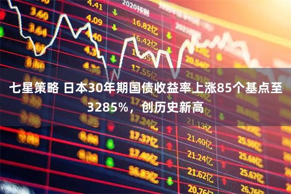 七星策略 日本30年期国债收益率上涨85个基点至3285%，创历史新高